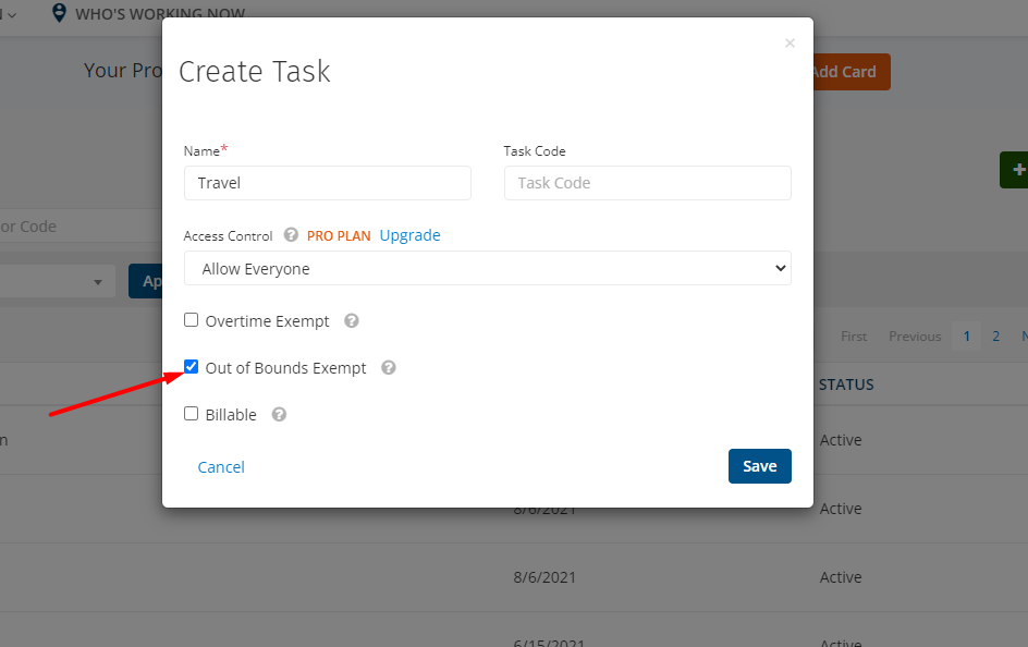 How to Use the Out of Bounds Notification